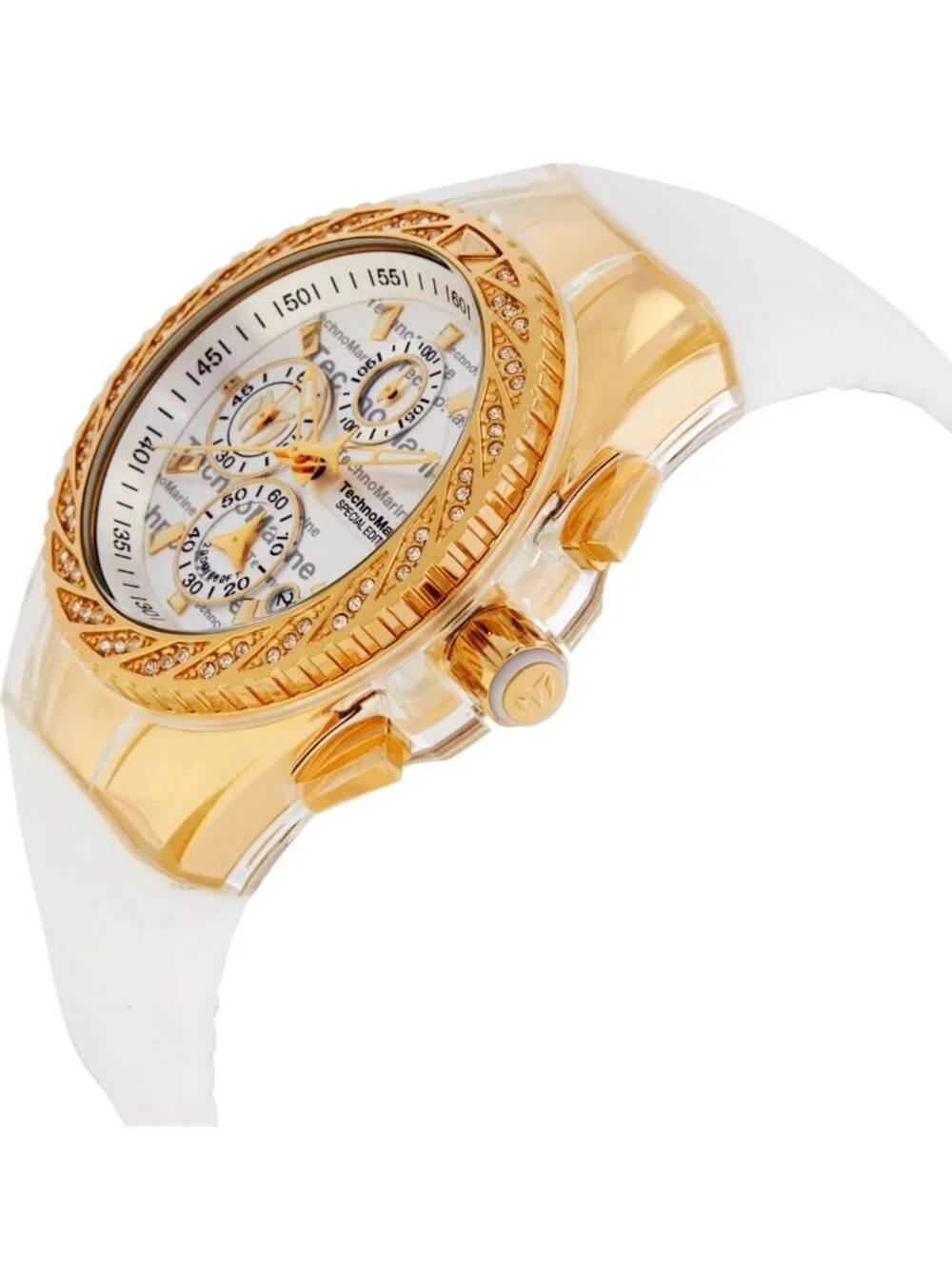 NWT Technomarine Cruise Chronograph Quartz Silver Dial Men's Watch